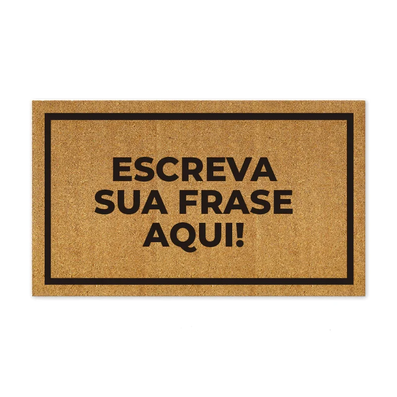 tapete capacho personalizado